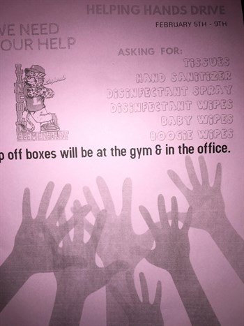 Lincoln Elementary Helping Hands Flier